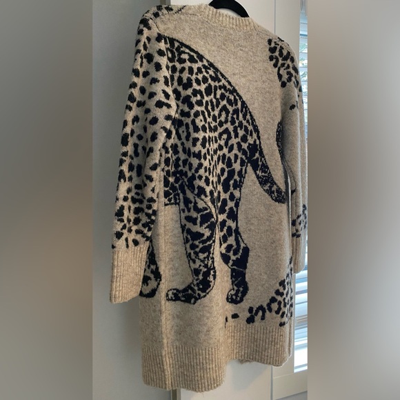 Leopard print cardigan - Anthropologie - Picture 2 of 2
